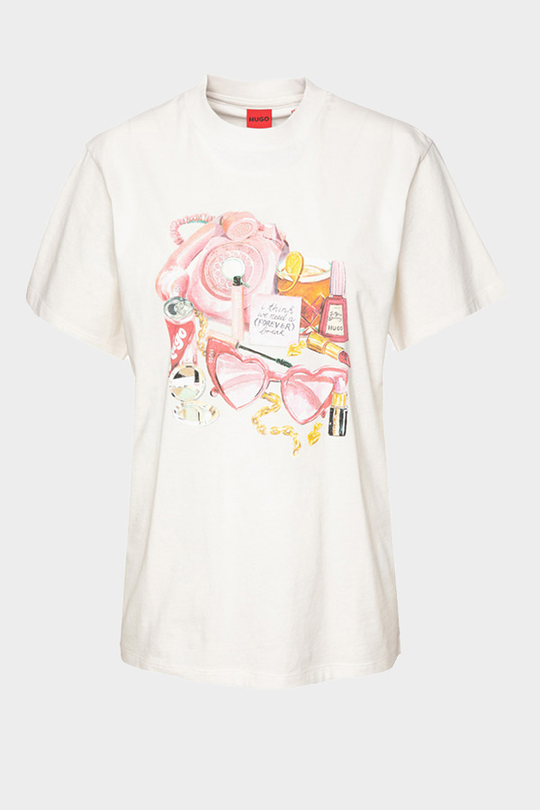 ΓΥΝΑΙΚΕΙΑ ΜΠΛΟΥΖΑ HUGO - 102 ΛΕΥΚΟ